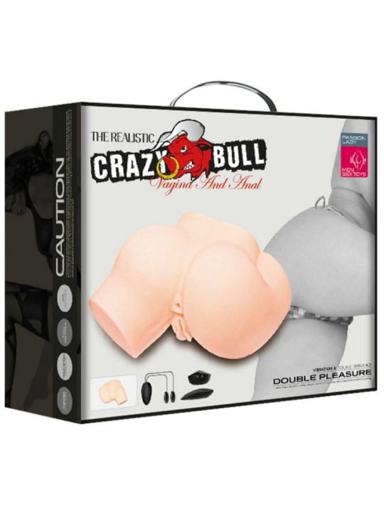 CRAZY BULL TRASERO CON VAGINA Y ANO REALISTICOS Y VIBRACION