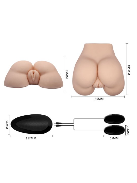 CRAZY BULL VAGINA Y ANO REALISTICOS CON VIBRACION POSICION 5