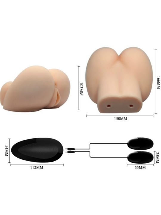 CRAZY BULL VAGINA Y ANO REALISTICOS CON VIBRACION POSICION 6