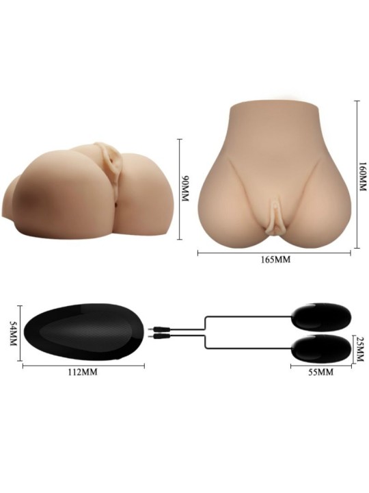 CRAZY BULL VAGINA Y ANO REALISTICOS CON VIBRACION POSICION 7