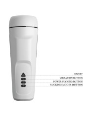 PRETTY LOVE SIENNA MASTURBADOR MASCULINO CON VIBRACION VOZ Y ONDAS ESTIMULADORAS
