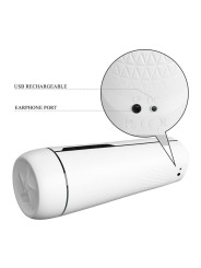 PRETTY LOVE SIENNA MASTURBADOR MASCULINO CON VIBRACION VOZ Y ONDAS ESTIMULADORAS