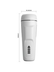 PRETTY LOVE SIENNA MASTURBADOR MASCULINO CON VIBRACION VOZ Y ONDAS ESTIMULADORAS