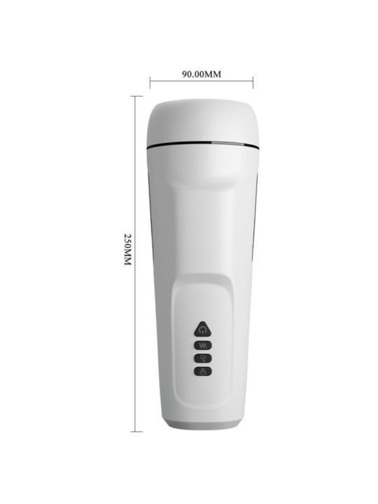 PRETTY LOVE SIENNA MASTURBADOR MASCULINO CON VIBRACION VOZ Y ONDAS ESTIMULADORAS