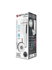 PRETTY LOVE SIENNA MASTURBADOR MASCULINO CON VIBRACION VOZ Y ONDAS ESTIMULADORAS