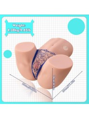 XISE MAYA SUCKING MASTURBADOR VAGINA Y ANO REALISTICO CON VIBRACION Y ONDAS ESTIMULADORAS 45 KG