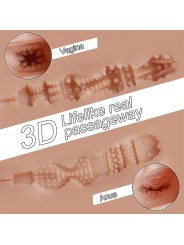 XISE TRACY VIBRATING MASTURBADOR VAGINA Y ANO REALISTICO MULTIPOSICION CON VIBRACION