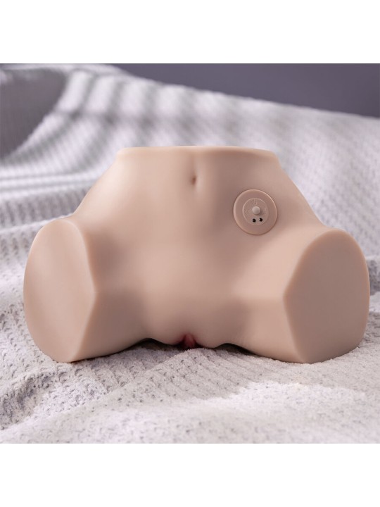 XISE FENNIE SHAKING MASTURBADOR VAGINA Y ANO REALISTICO MULTIPOSICION CON VIBRACION