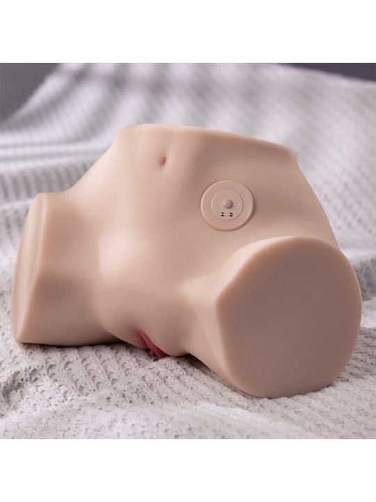 XISE FENNIE SHAKING MASTURBADOR VAGINA Y ANO REALISTICO MULTIPOSICION CON VIBRACION