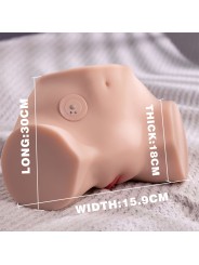 XISE FENNIE SHAKING MASTURBADOR VAGINA Y ANO REALISTICO MULTIPOSICION CON VIBRACION