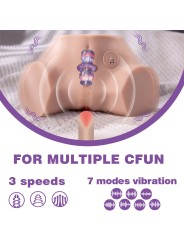 XISE FENNIE SHAKING MASTURBADOR VAGINA Y ANO REALISTICO MULTIPOSICION CON VIBRACION