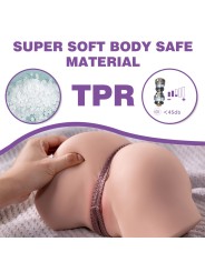 XISE FENNIE SHAKING MASTURBADOR VAGINA Y ANO REALISTICO MULTIPOSICION CON VIBRACION