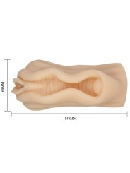 BAILE MINI MASTURBADOR MASCULINO DISENO LABIOS VAGINA