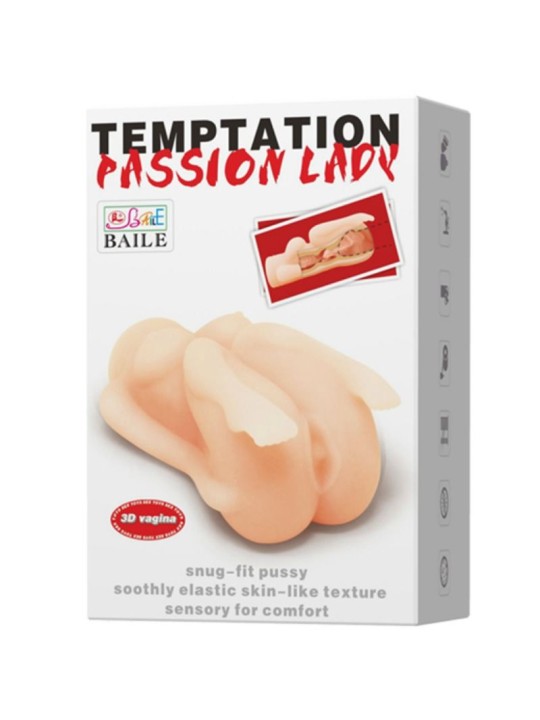 BAILE TEMPTATION PASSION LADY MINIMASTURBADOR MASCULINO SNUG FIT PUSSY