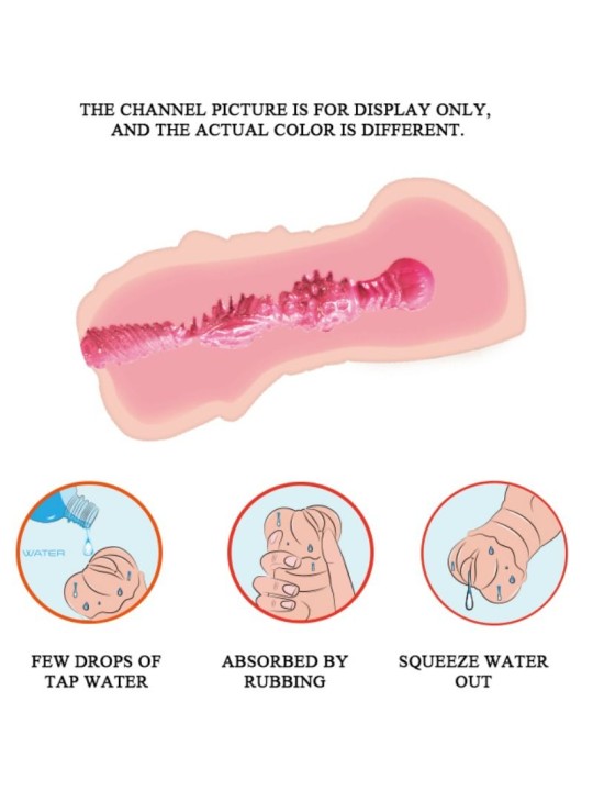 CRAZY BULL MASTURBADOR WATER SKIN VAGINA CON BALAS VIBRADORAS