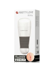 PRETTY LOVE KITTY MASTURBADOR BLANCO VAGINA 2