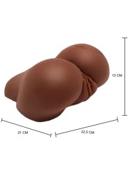 ACT BIG ASS MASTURBADOR REALISTA CON VIBRADOR MARRON