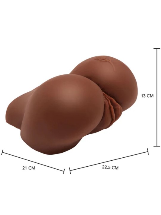 ACT BIG ASS MASTURBADOR REALISTA CON VIBRADOR MARRON