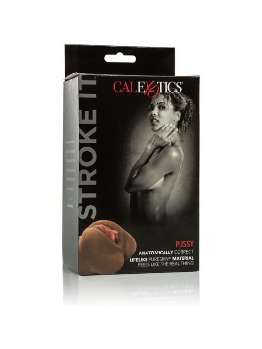 CALEXOTICS STROKE IT MASTURBADOR VAGINA MARRON
