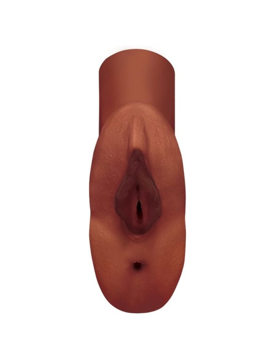 PDX PLUS PERFECT PUSSY DOUBLE STROKER MASTURBADOR VAGINA Y ANO MARRON