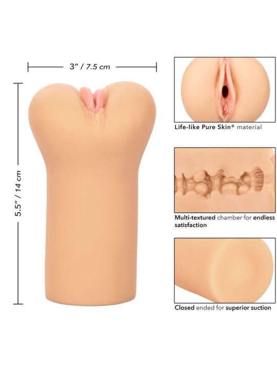 CALEXOTICS BOUNDLESS VULVA MASTURBADOR TONO LIGHT