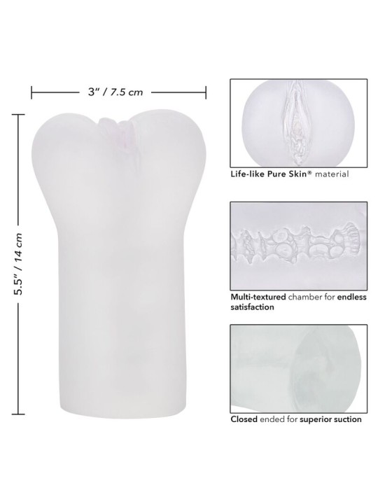CALEXOTICS BOUNDLESS VULVA MASTURBADOR TRANSPARENTE