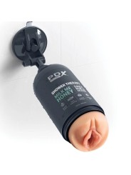 PDX PLUS MASTURBADOR STROKER DISENO DISCRETO DE BOTE CHAMPU MILK ME HONEY