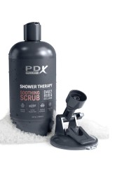 PDX PLUS MASTURBADOR STROKER DISENO DISCRETO DE BOTE CHAMPU SOOTHING SCRUB CARAMELO