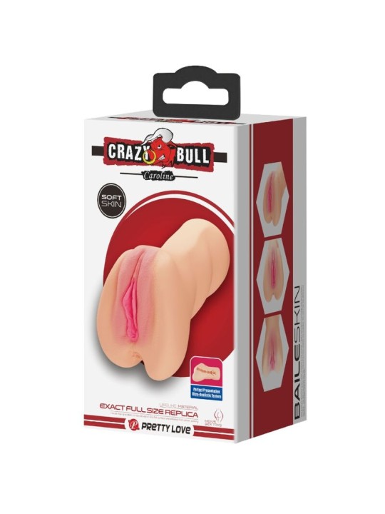 CRAZY BULL CAROLINE MASTUBADOR EN FORMA DE VAGINA