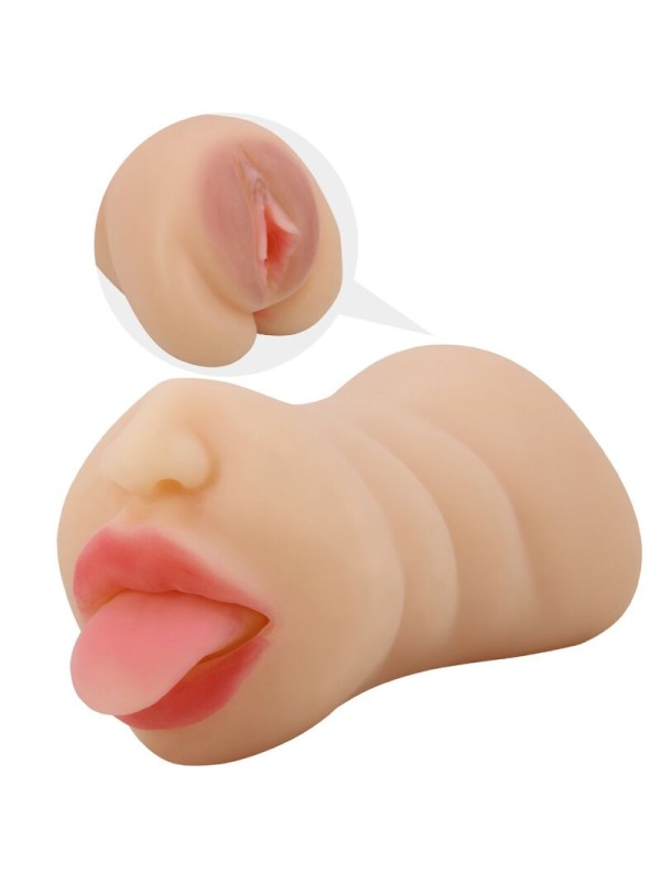 CRAZY BULL SARAH MASTUBADOR EN FORMA DE VAGINA DOBLE ENTRADA