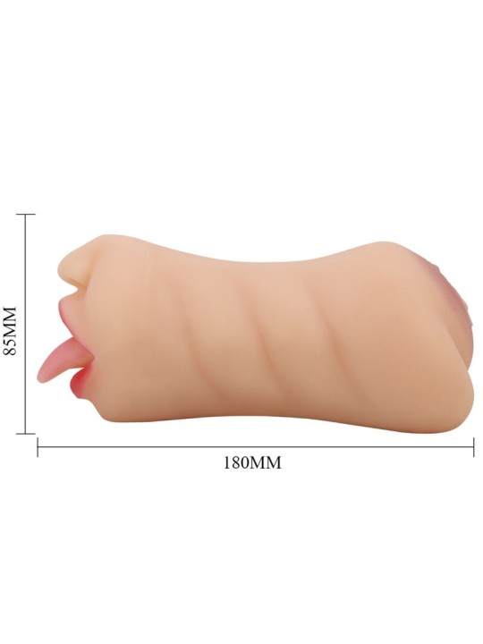 CRAZY BULL SARAH MASTUBADOR EN FORMA DE VAGINA DOBLE ENTRADA