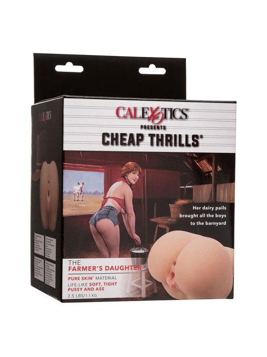 CALEXOTICS THE FARMERS DAUGHTER DOBLE MASTURBADOR REALISTICO NATURAL