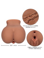 CALEXOTICS THE ROLLER BABE DOBLE MASTURBADOR REALISTICO NATURAL