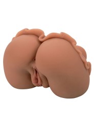 CALEXOTICS THE HOMECOMING QUEEN DOBLE MASTURBADOR REALISTICO CARAMELO