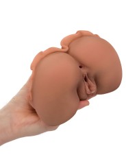 CALEXOTICS THE HOMECOMING QUEEN DOBLE MASTURBADOR REALISTICO CARAMELO