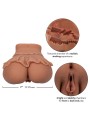 CALEXOTICS THE HOMECOMING QUEEN DOBLE MASTURBADOR REALISTICO CARAMELO