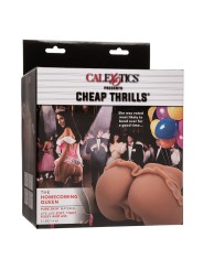 CALEXOTICS THE HOMECOMING QUEEN DOBLE MASTURBADOR REALISTICO CARAMELO
