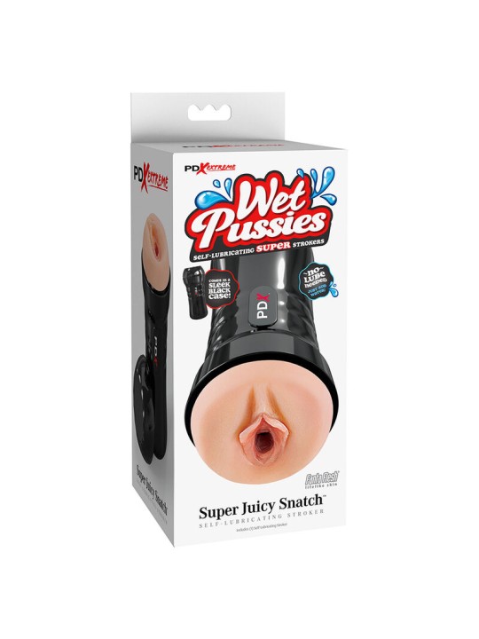 PDX EXTREME WET PUSSIES MASTURBADOR VAGINA AUTOLUBRICANTE NATURAL