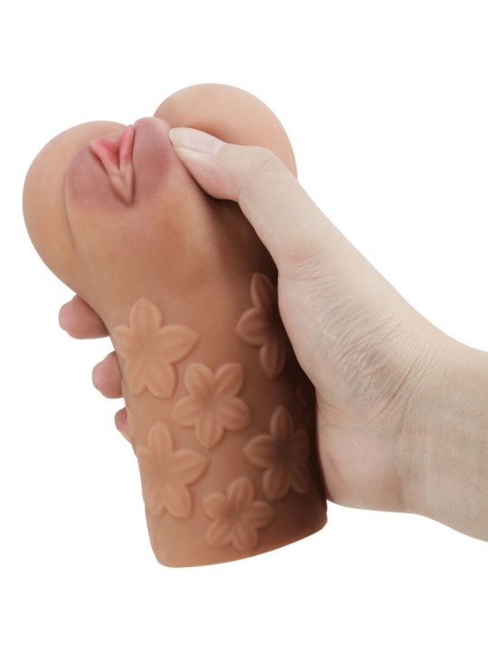 CRAZY BULL SCARLET VAGINA Y ANO DISENO CON FLORES NATURAL