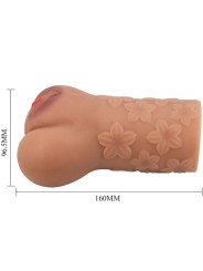 CRAZY BULL SCARLET VAGINA Y ANO DISENO CON FLORES NATURAL