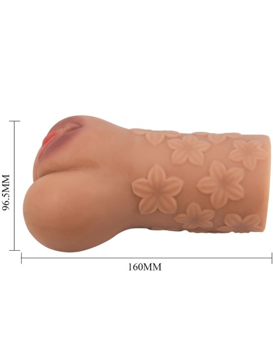 CRAZY BULL SCARLET VAGINA Y ANO DISENO CON FLORES NATURAL