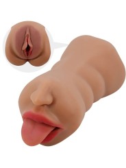 CRAZY BULL SARAH MASTURBADOR DOBLE BOCA VAGINA NATURAL