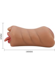 CRAZY BULL SARAH MASTURBADOR DOBLE BOCA VAGINA NATURAL