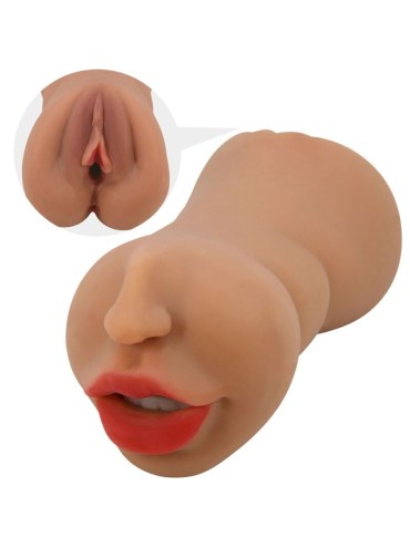 CRAZY BULL ZOEY MASTURBADOR DOBLE BOCA VAGINA NATURAL