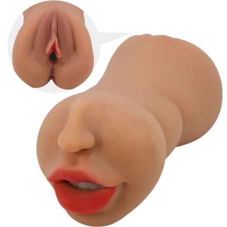 CRAZY BULL ZOEY MASTURBADOR DOBLE BOCA VAGINA NATURAL