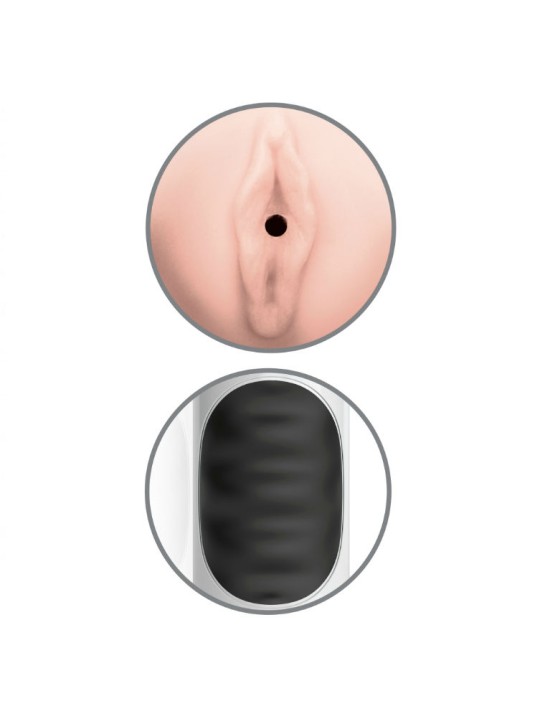 EXTREME TOYZ PIPEDREAM MEGA GRIP VAGINA MASTURBADOR VIBRADOR
