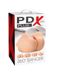 PDX PLUS 360 BANGER MASTURBADOR ANO Y VAGINA REALISTICOS