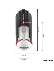 JAMYJOB MEGABITE MASTURBADOR BOCA AUTOMTICO 5 MODOS ONDAS ESTIMULADORAS Y VIBRACION