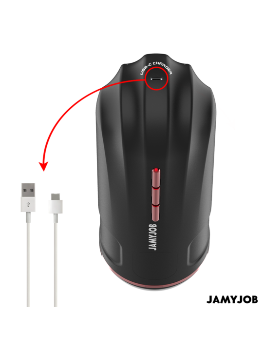 JAMYJOB MEGABITE MASTURBADOR BOCA AUTOMTICO 5 MODOS ONDAS ESTIMULADORAS Y VIBRACION