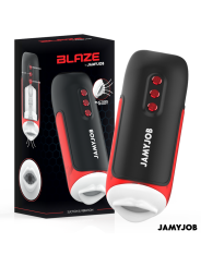 JAMYJOB BLAZE MASTURBADOR BOCA AUTOMTICO 5 MODOS ONDAS ESTIMULADORAS Y VIBRACION